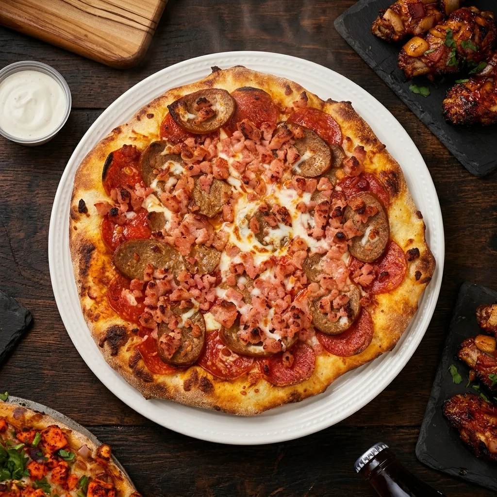 Pizza Fiamma restaurant interior on Keewatin Street in Winnipeg