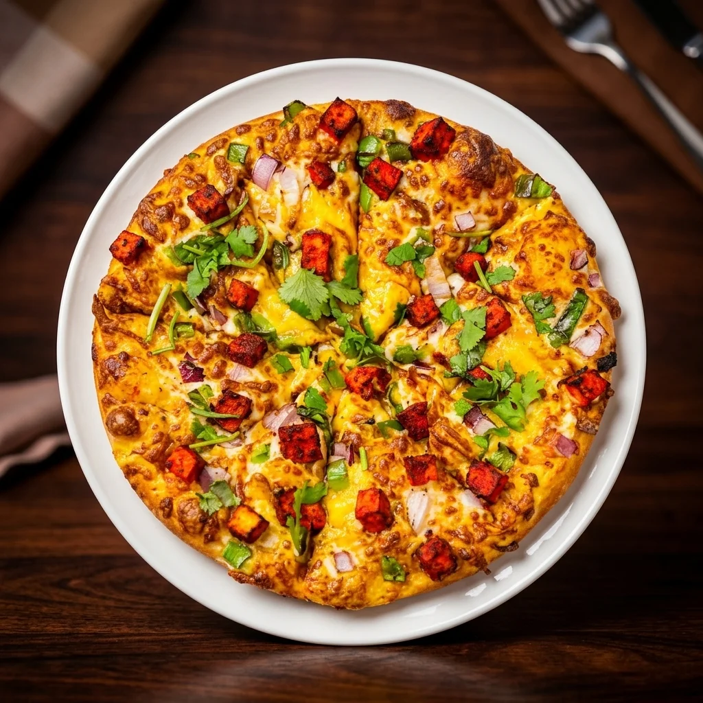 Tandoori Paneer Pizza - Best Indian fusion pizza at Pizza Fiamma Winnipeg